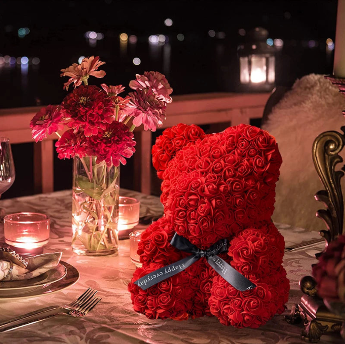 Eternal Love: Rose Teddy Bear