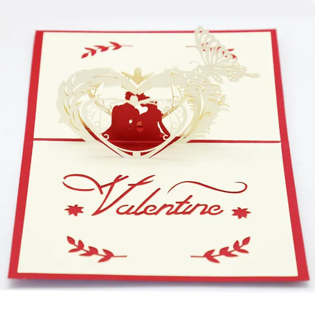 Happy Hearts 3D Valentines Day Cards