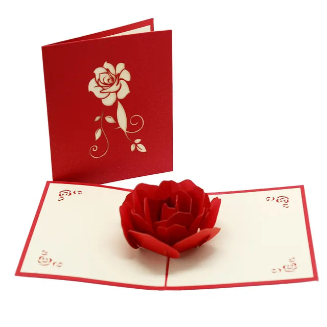 Happy Hearts 3D Valentines Day Cards